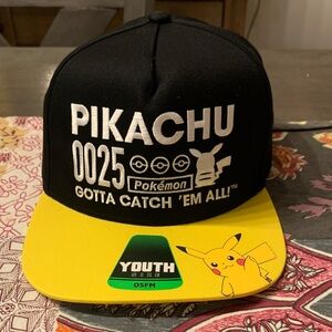 Pokemon Black and Yellow Pikachu Hat